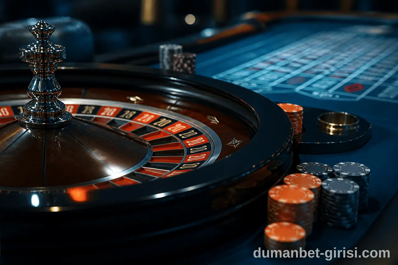 dumanbet canlı casino rulet masası