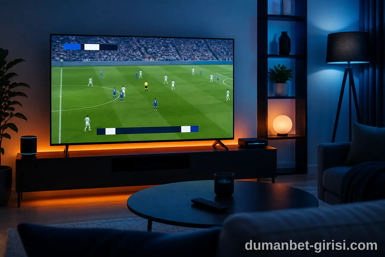 dumanbet DumanTV canlı maç yayın arayüzü